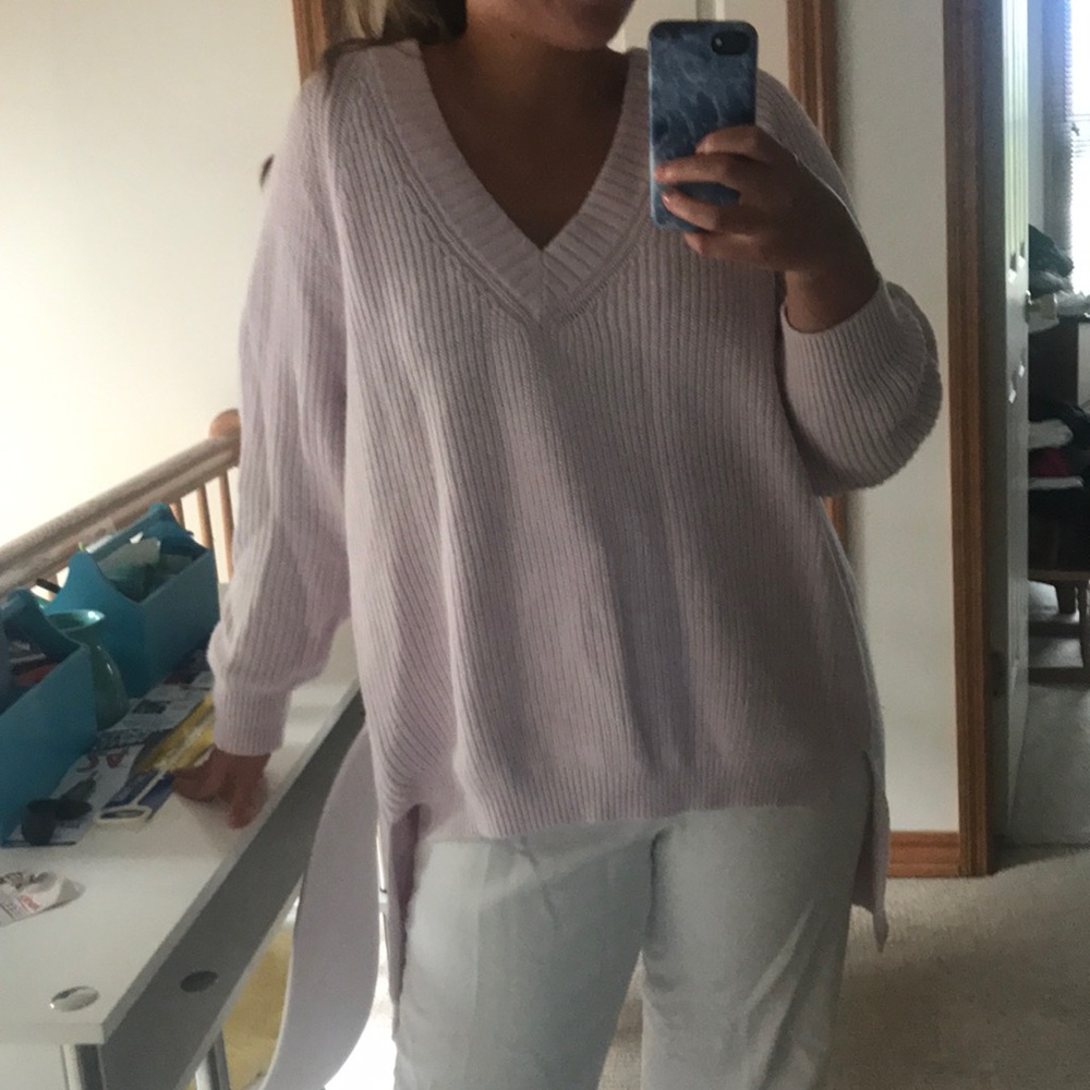 Oversized Lilac/Pink Knit Sweater